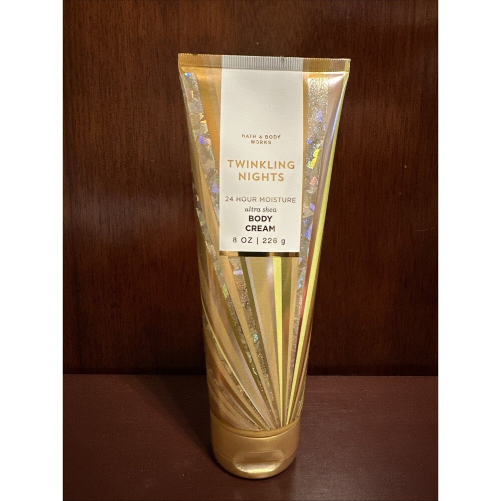 Bath & Body Works Twinkling Nights 24hr Moisture Ultra Shea Body Cream 8oz - NEW